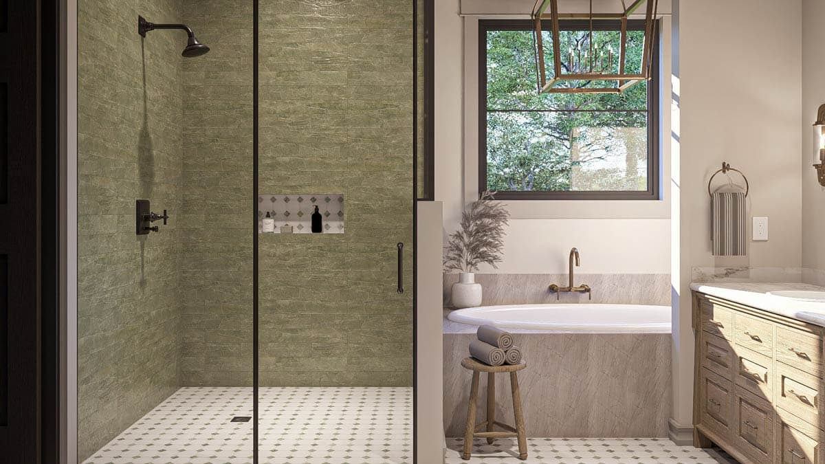 Plan 623465DJ: Two-Story Transitional Farmhouse Plan with Main Level Master - 3571 Sq Ft - Image #13 - Contemporary, Farmhouse, Modern Farmhouse, Transitional