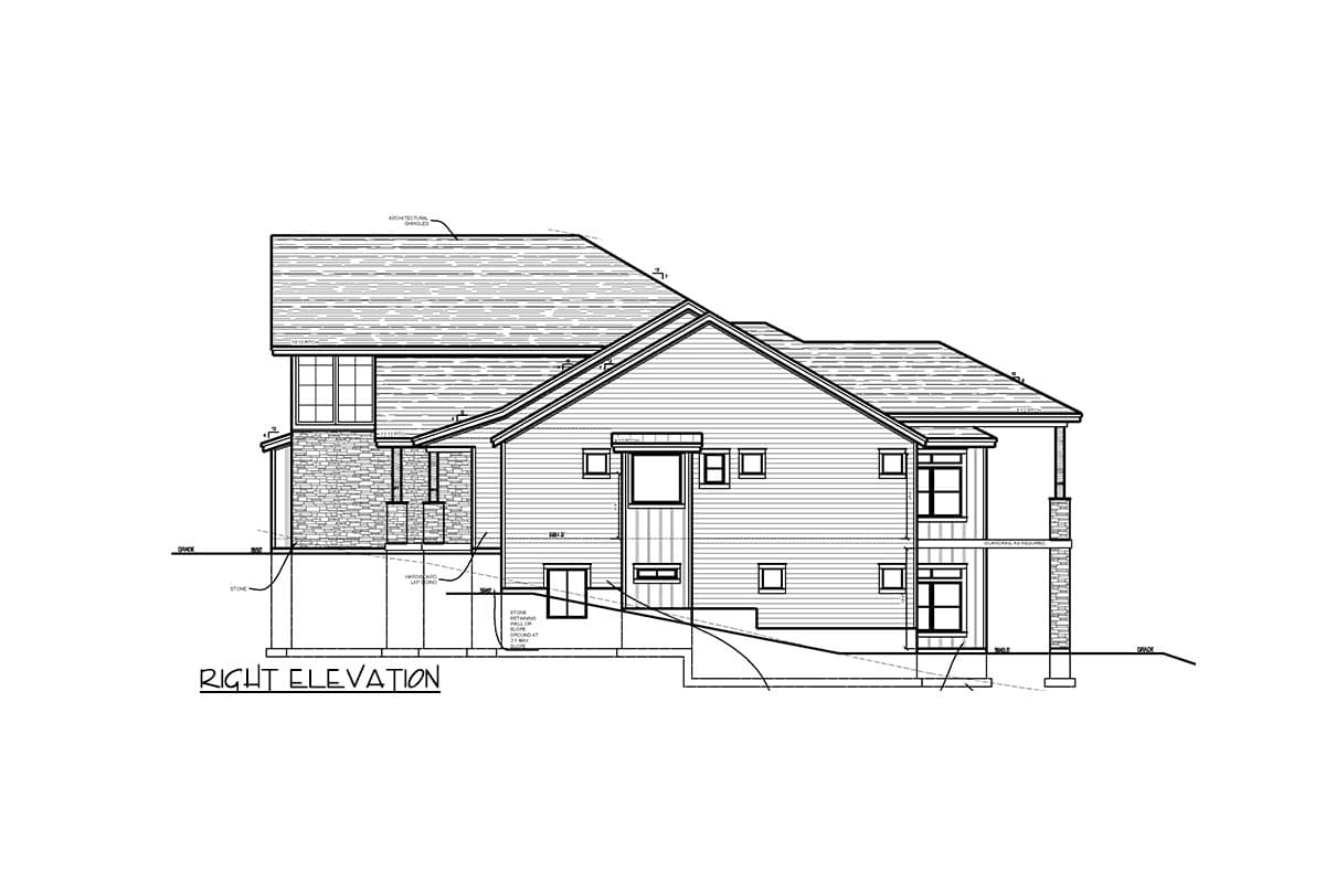 Plan 849046PGE: Two-Story Transitional Farmhouse Plan with Optionally Finished Lower Level - 3484 Sq Ft - Image #5 - Country, Farmhouse, Transitional