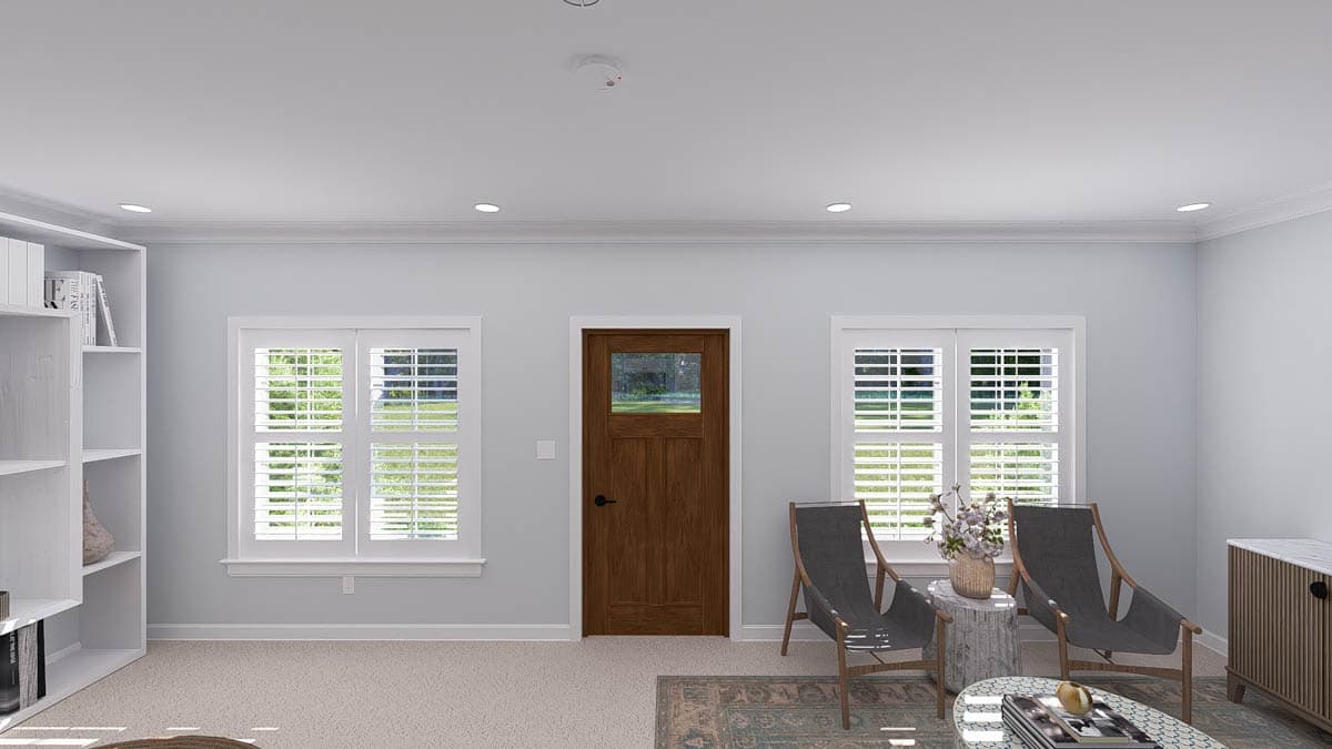 Plan 61564UT: Traditional Country ADU House Plan with 2 Beds - 1310 Sq Ft - Image #5 - Country, Traditional