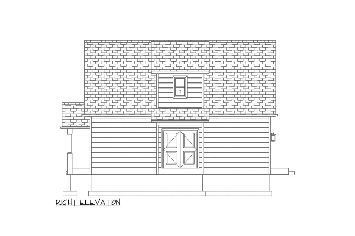 Plan 61564UT: Traditional Country ADU House Plan with 2 Beds - 1310 Sq Ft - Image #15 - Country, Traditional