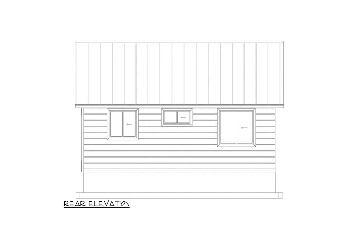 Plan 61567UT: 1-Bed ADU House Plan Under 700 Sq Ft - Image #13 - Country, Traditional