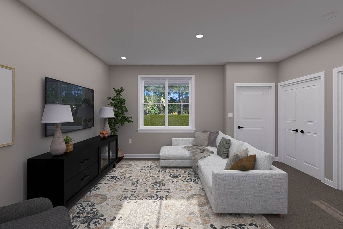 Plan 61567UT: 1-Bed ADU House Plan Under 700 Sq Ft - Image #8 - Country, Traditional