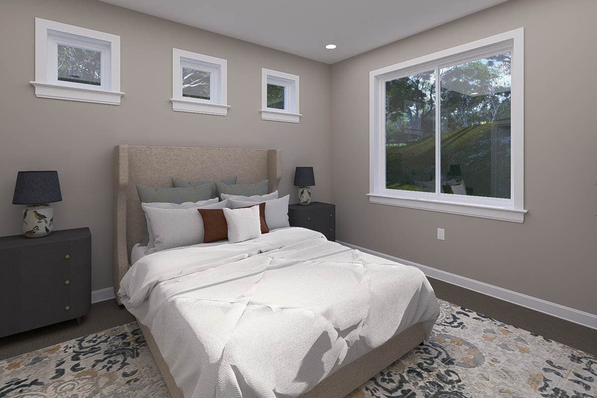 Plan 61567UT: 1-Bed ADU House Plan Under 700 Sq Ft - Image #10 - Country, Traditional