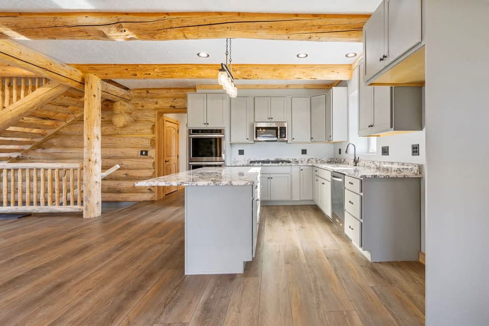 Plan 61569UT: 4-Bed Mountain Log Cabin House Plan with Warp-Around Porch - 4010 Sq Ft - Image #9 - Log Cabin, Mountain