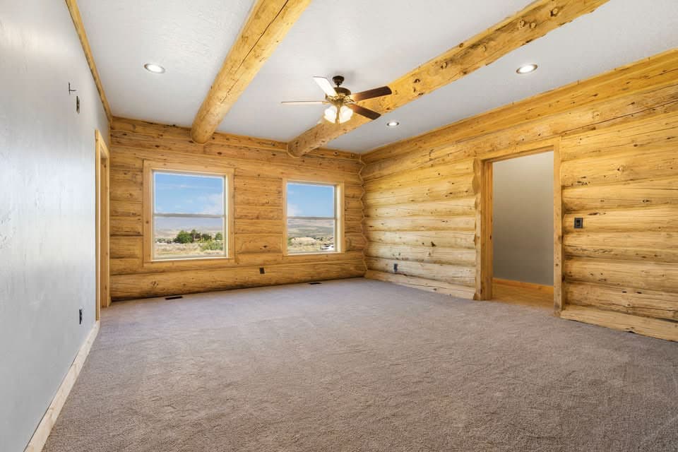 Plan 61569UT: 4-Bed Mountain Log Cabin House Plan with Warp-Around Porch - 4010 Sq Ft - Image #12 - Log Cabin, Mountain