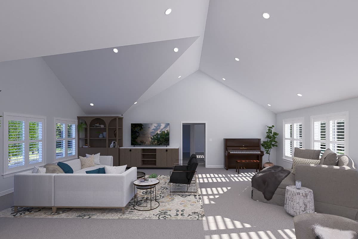 Plan 61571UT: Two-Story Traditional Detached Garage Plan with Attached Apartment - 1787 Sq Ft - Image #14 - Traditional