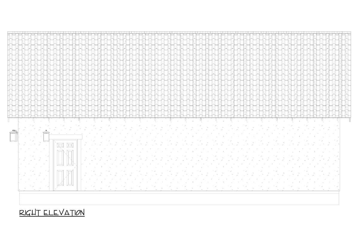 Plan 61572UT: 1700 Square Foot Detached Garage with RV Bay - Image #7 - Traditional