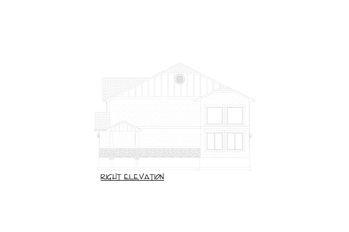 Plan 61573UT: Two-Story Traditional Multiplex House Plan with Four 3-Bed Units - 6950 Sq Ft - Image #14 - New American, Traditional