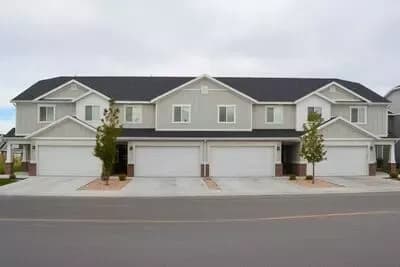 Two-Story Traditional Multiplex House Plan with Four 3-Bed Units - 6950 Sq Ft