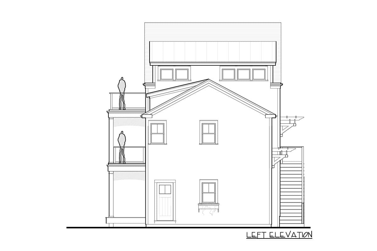 Plan 670010NEA: 3-Bed Elevated Cape House with Upside Down Floor Plan - 1659 Sq Ft - Image #7 - Cape Cod, Cottage, Low Country