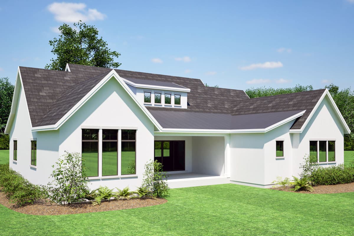 Plan 493020GNT: 3-Bed Single-Story New American House Plan with Outdoor Kitchen - 2320 Sq Ft - Image #5 - New American, Ranch