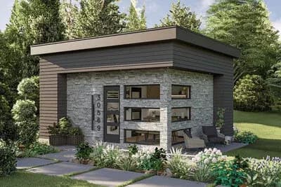 Contemporary ADU with 1 Bedroom - 373 Sq Ft