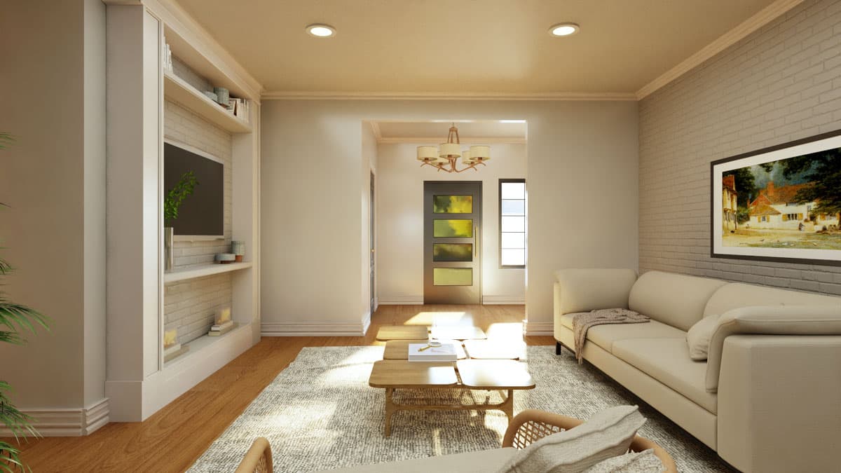 Plan 135318GRA: 3-Bed Single-Story Barndominium with Rec Room - 1984 Sq Ft - Image #8 - Barndominium, Country, Mountain