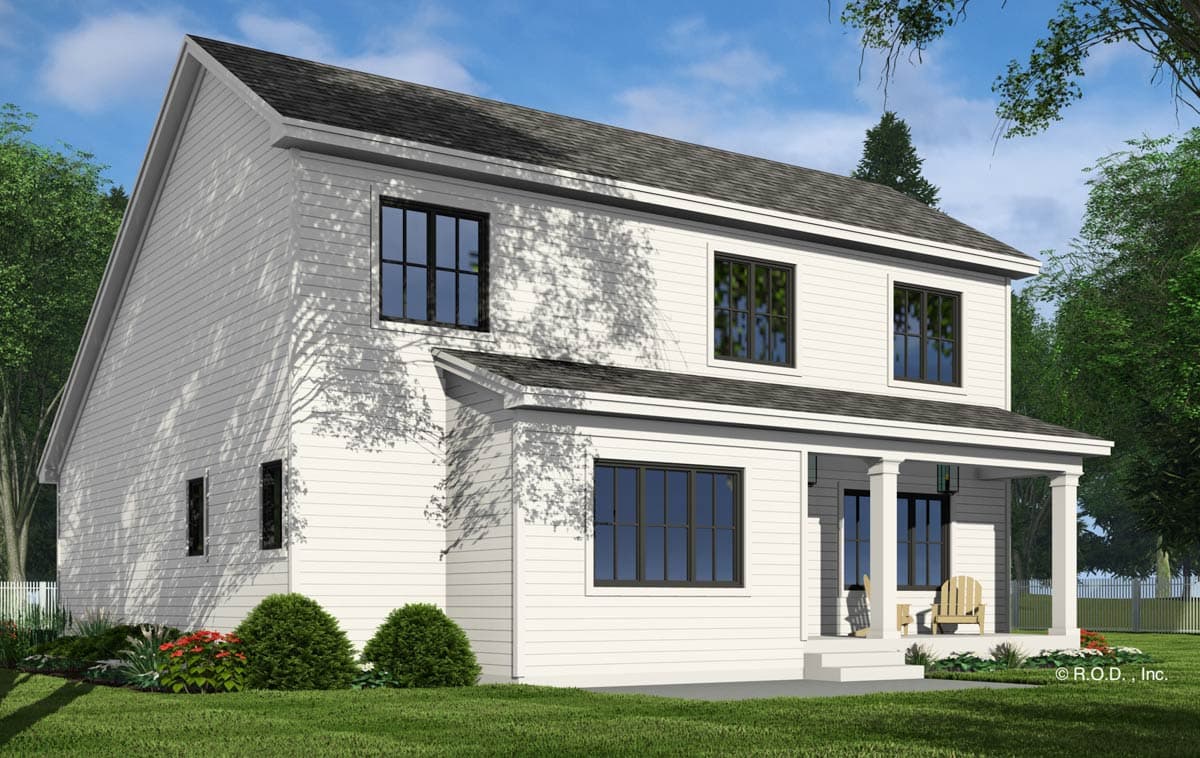 Plan 14898RK: 4-Bed Country Farmhouse Plan with Home Office - 2426 Sq Ft - Image #7 - Country, Farmhouse