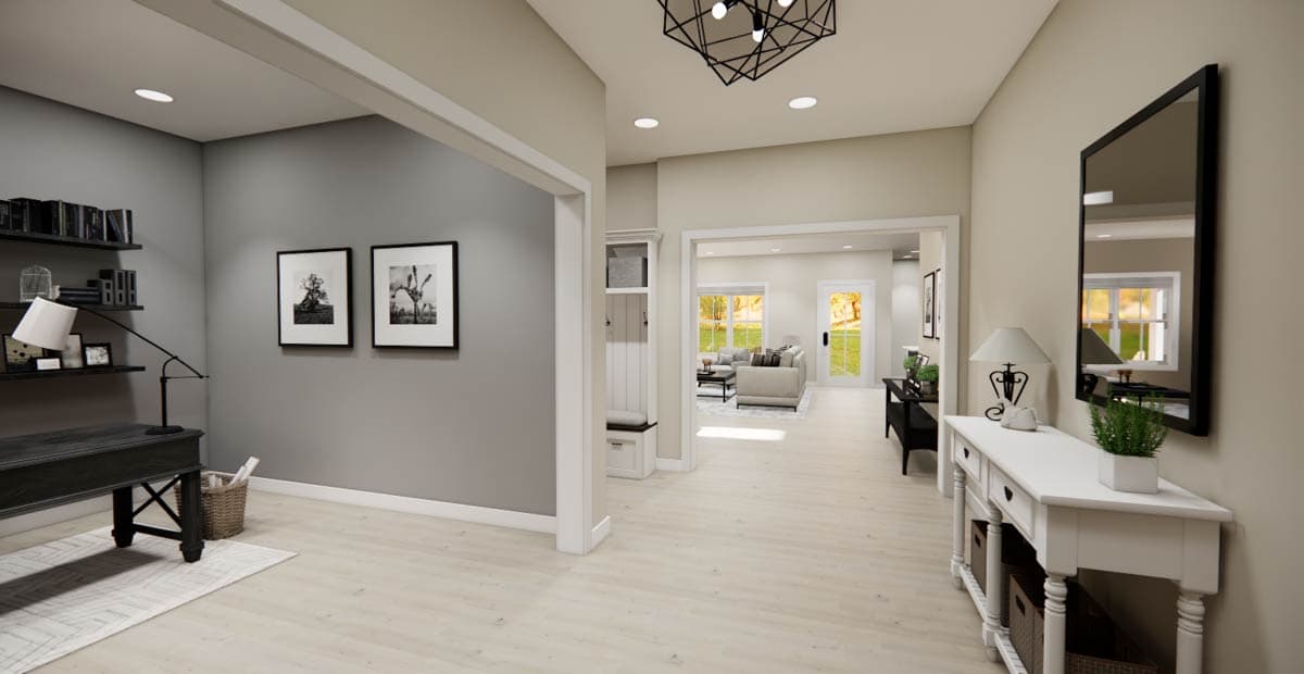 Plan 14899RK: Two-Story Traditional House Plan with 4-Bedrooms - 2426 Sq Ft - Image #8 - Country, Shingle, Traditional