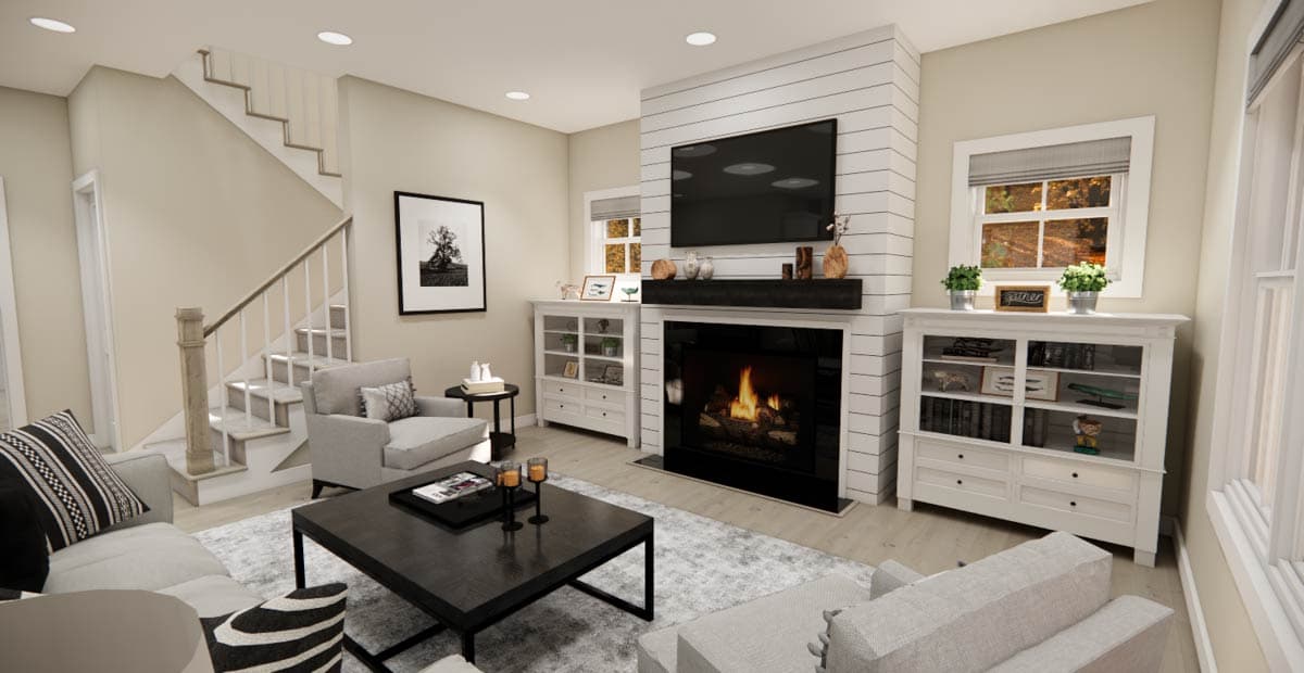 Plan 14899RK: Two-Story Traditional House Plan with 4-Bedrooms - 2426 Sq Ft - Image #14 - Country, Shingle, Traditional