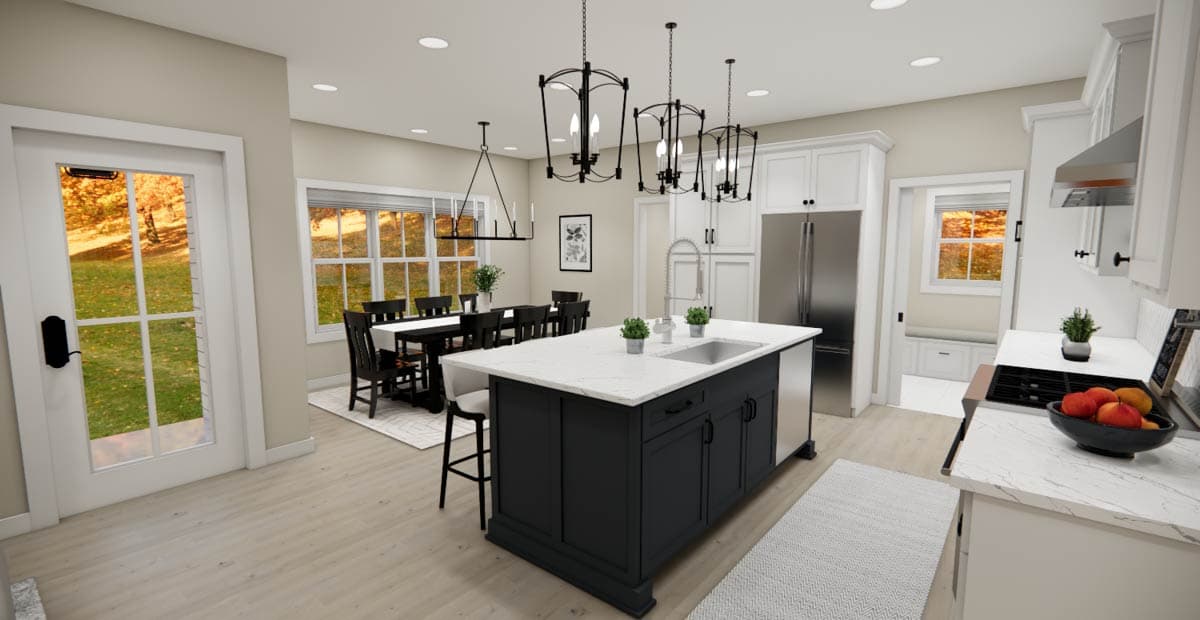 Plan 14899RK: Two-Story Traditional House Plan with 4-Bedrooms - 2426 Sq Ft - Image #16 - Country, Shingle, Traditional