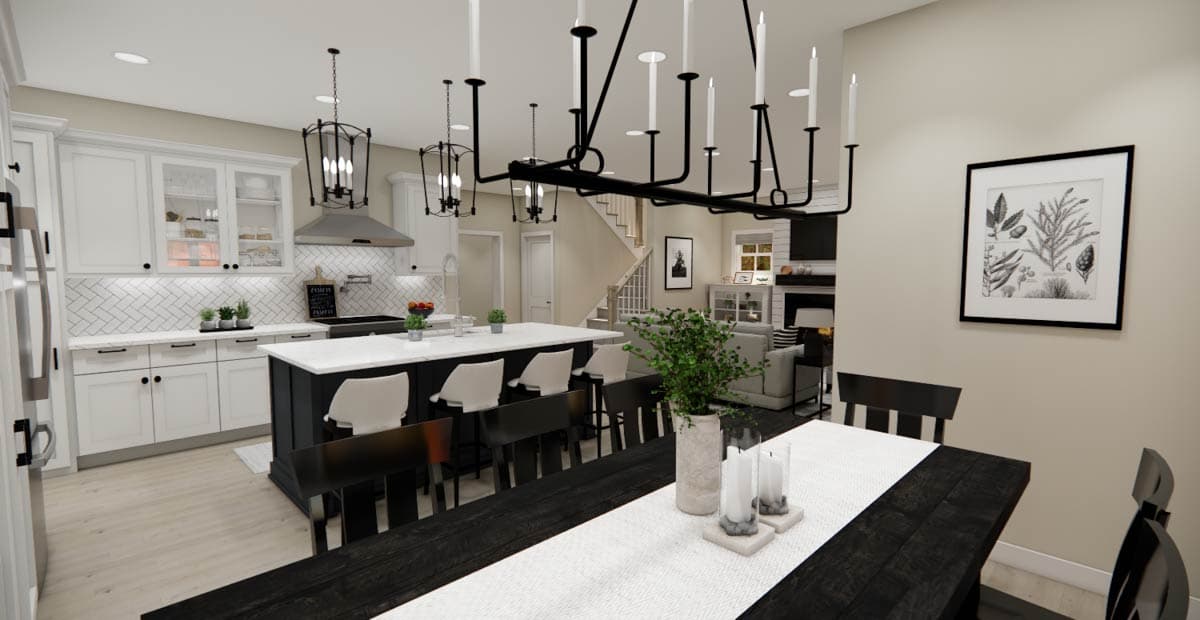 Plan 14899RK: Two-Story Traditional House Plan with 4-Bedrooms - 2426 Sq Ft - Image #23 - Country, Shingle, Traditional