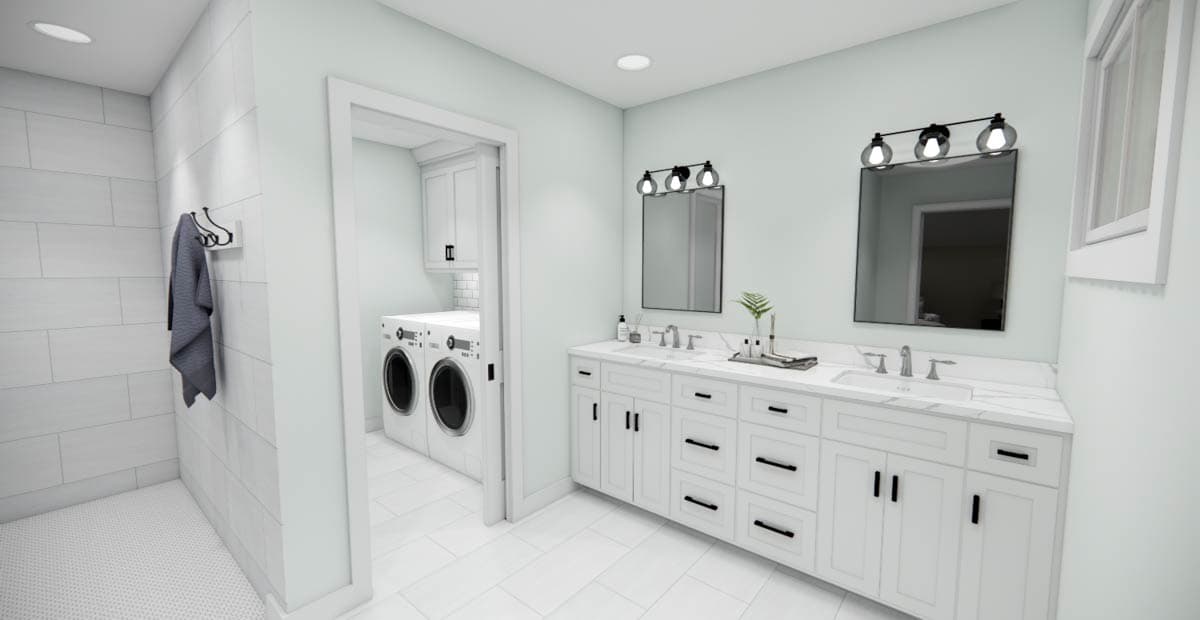 Plan 14899RK: Two-Story Traditional House Plan with 4-Bedrooms - 2426 Sq Ft - Image #42 - Country, Shingle, Traditional