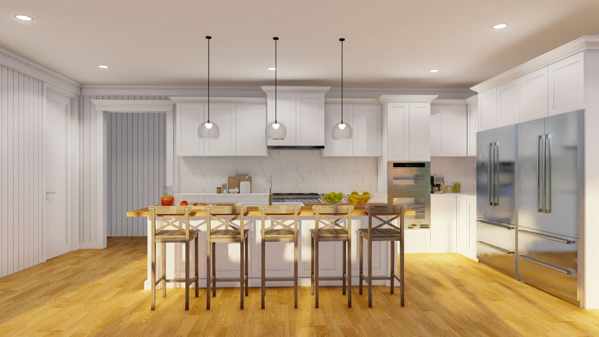 Plan 70911MK: Two-Story Shingle House Plan with Angled Garage - 5679 Sq Ft - Image #14 - Country, Craftsman, Shingle