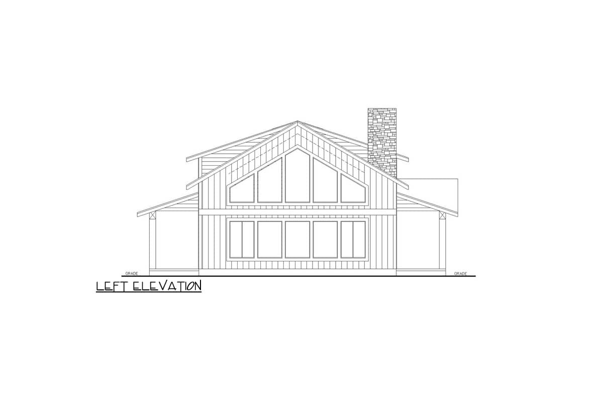 Plan 350104GH: Two-Story Mountain House Plan with Wrap-Around Porch - 3283 Sq Ft - Image #5 - Mountain