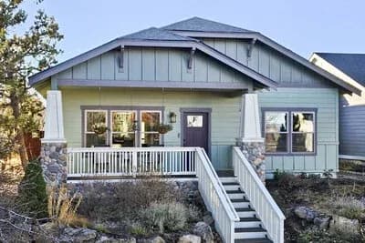 2-Bed Bungalow House Plan with Home Office - 1254 Sq Ft