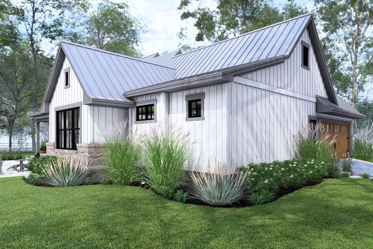 Plan 16933WG: 3-Bed Modern Farmhouse Plan with Vaulted Family Room - 2093 Sq Ft - Image #9 - Country, Farmhouse, Modern Farmhouse, New American