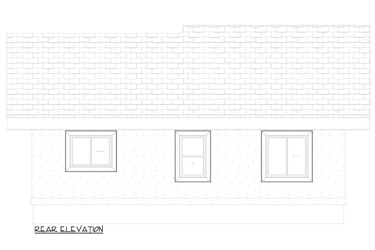 Plan 61581UT: Sinlge-Story Contemporary ADU House Plan with Clustered Beds - 864 Sq Ft  - Image #13 - Contemporary