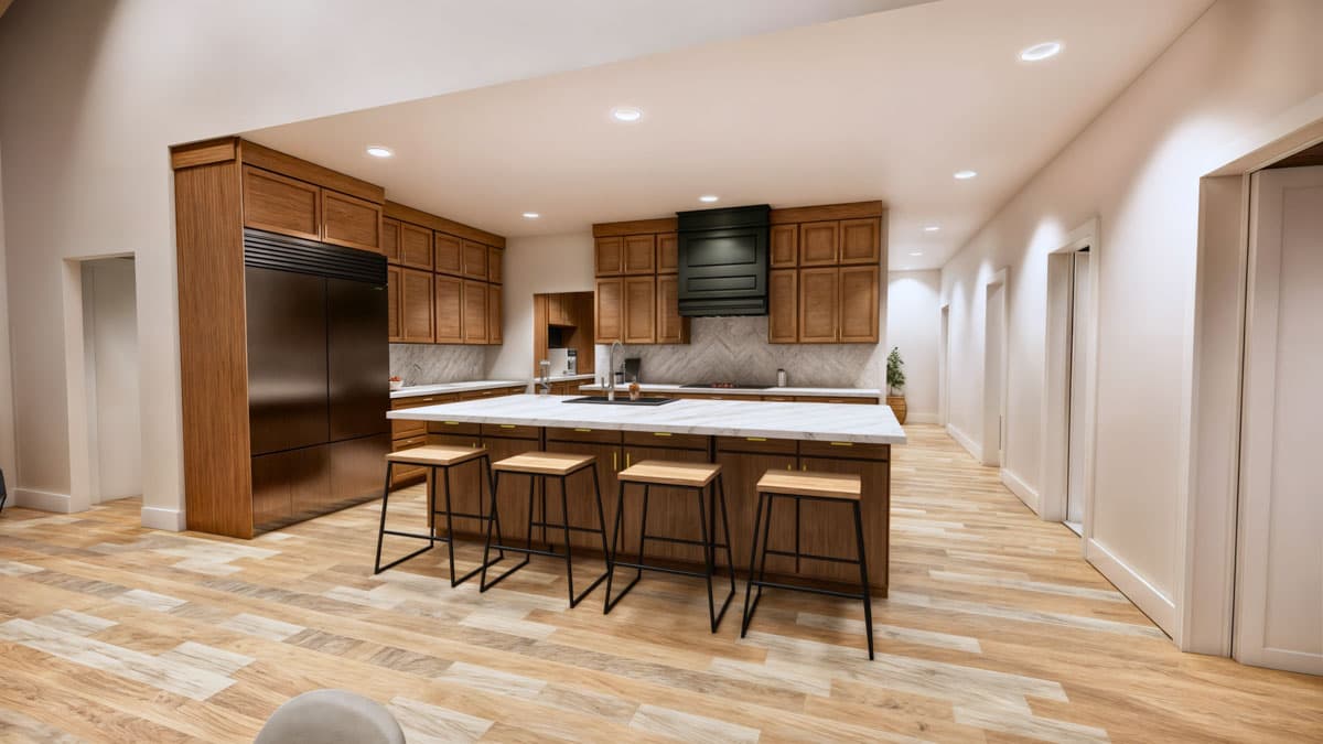 Plan 600012PDZ: 4-Bed Farmhouse Plan with Vaulted Great Room - 2836 Sq Ft - Image #8 - Barndominium, Country, Modern Farmhouse, Ranch