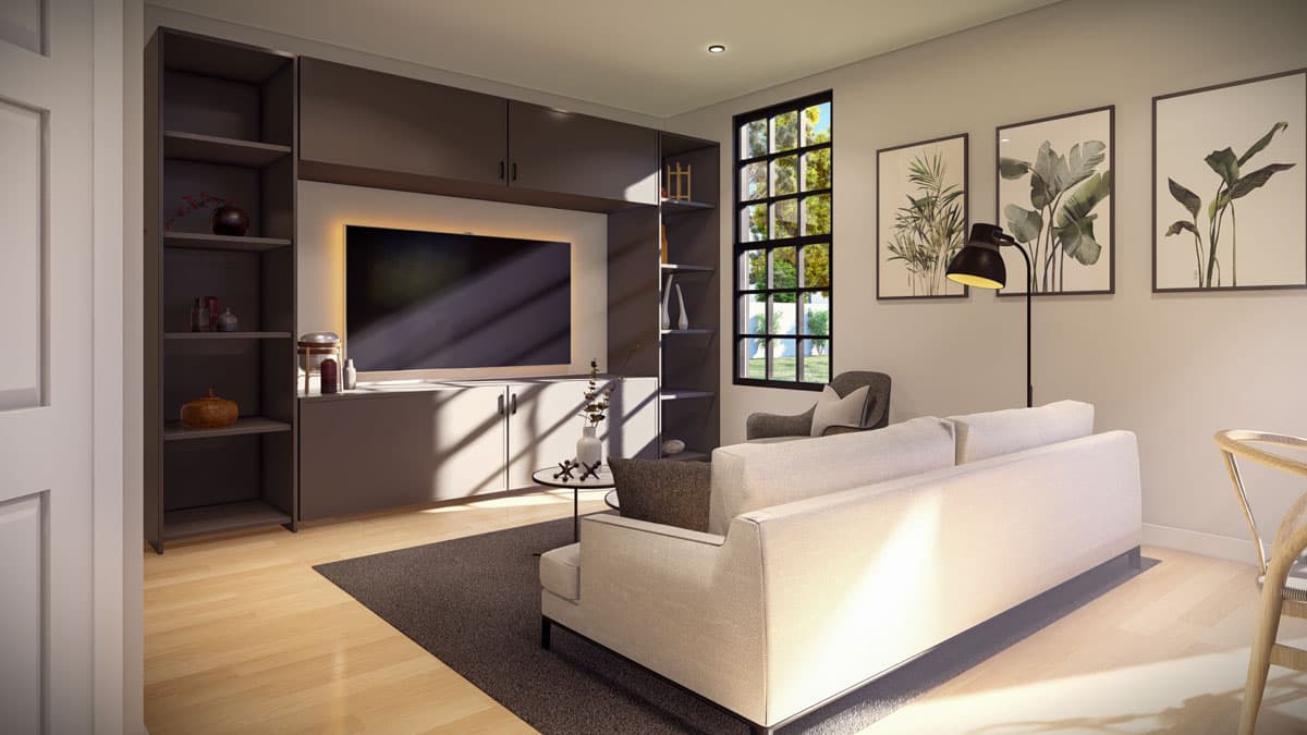 Plan 430098LY: Traditional Single-Story House Plan with Split-Bedrooms - 1269 Sq Ft - Image #5 - Country, Ranch, Traditional