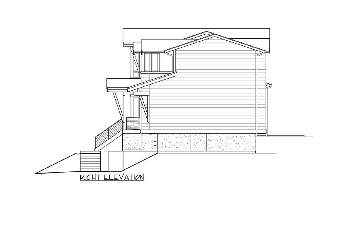 Plan 23993JD: 4 or 5 Bed Contemporary Northwest House Plan with Media Room - 3625 Sq Ft - Image #6 - Contemporary, Craftsman, Northwest