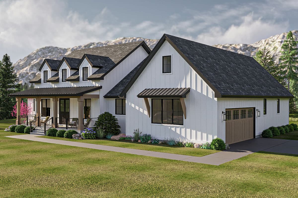 Plan 623469DJ: One-Story Modern Farmhouse Plan with Home Office - 2643 Sq Ft - Image #7 - Country, Farmhouse, Modern Farmhouse, New American