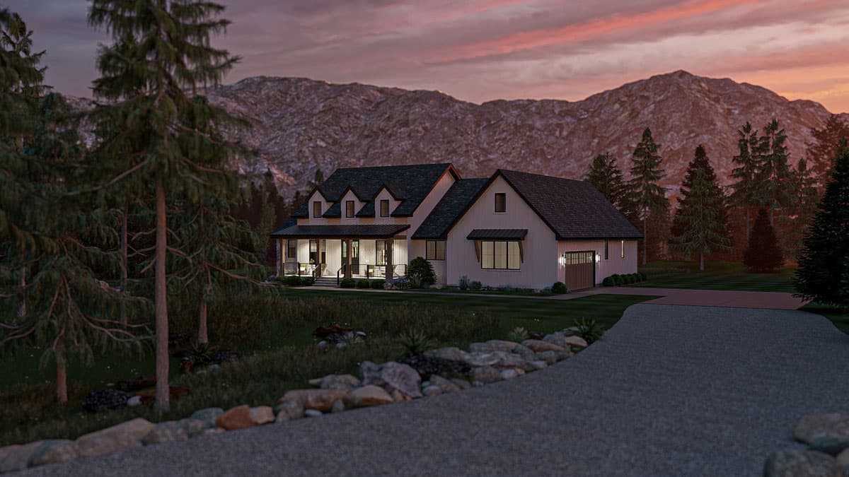 Plan 623469DJ: One-Story Modern Farmhouse Plan with Home Office - 2643 Sq Ft - Image #8 - Country, Farmhouse, Modern Farmhouse, New American