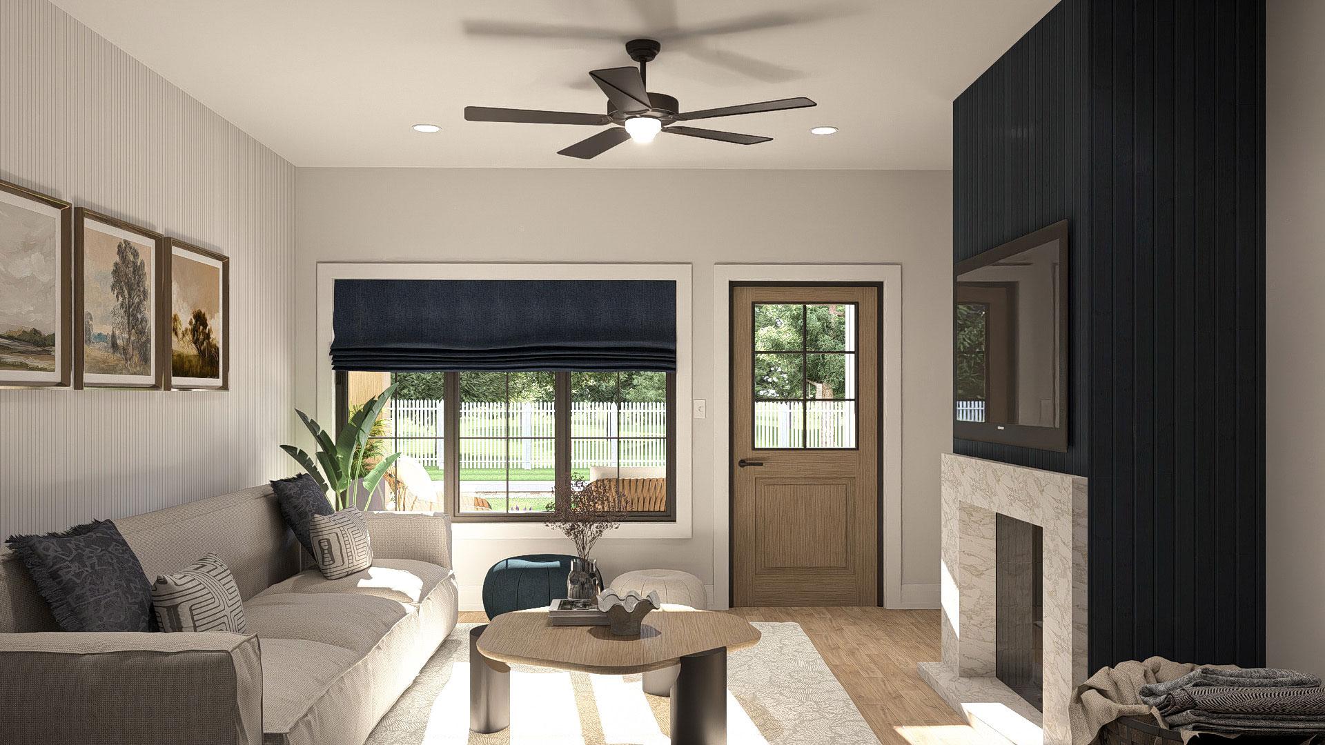 Plan 623470DJ: Modern Farmhouse Multi-Family House Plan with 3-Bed Units - 1483 Sq Ft Per Unit - Image #8 - Country, Farmhouse, Modern Farmhouse