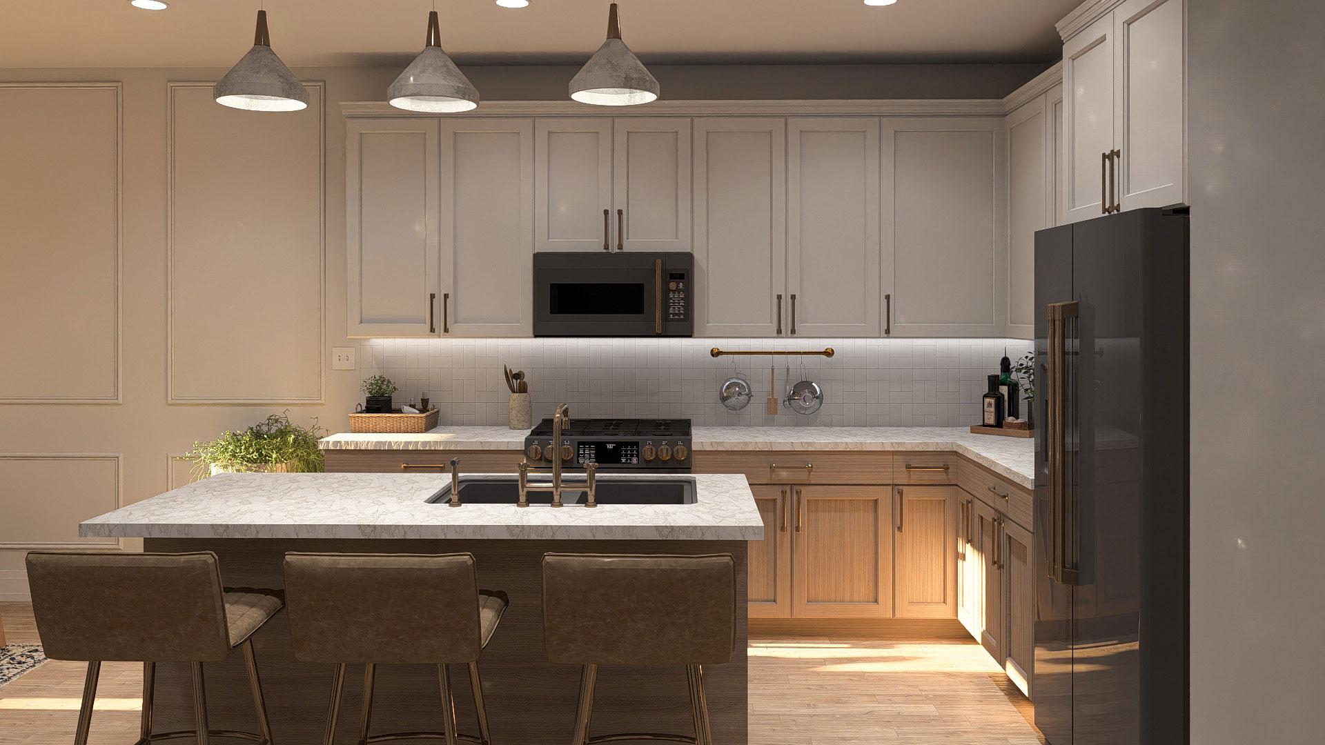 Plan 623470DJ: Modern Farmhouse Multi-Family House Plan with 3-Bed Units - 1483 Sq Ft Per Unit - Image #10 - Country, Farmhouse, Modern Farmhouse