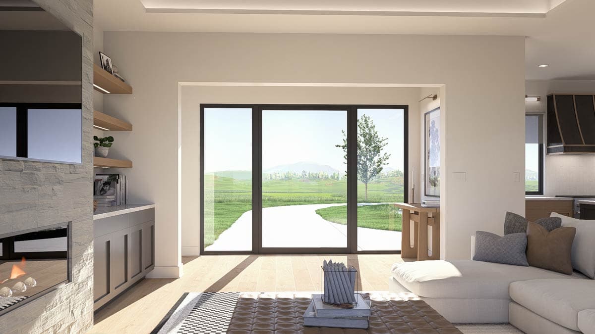 Plan 623472DJ: Two-Story Scandinavian House Plan with Jack and Jill Bathrooms - 3359 Sq Ft - Image #6 - Contemporary, Modern, Scandinavian