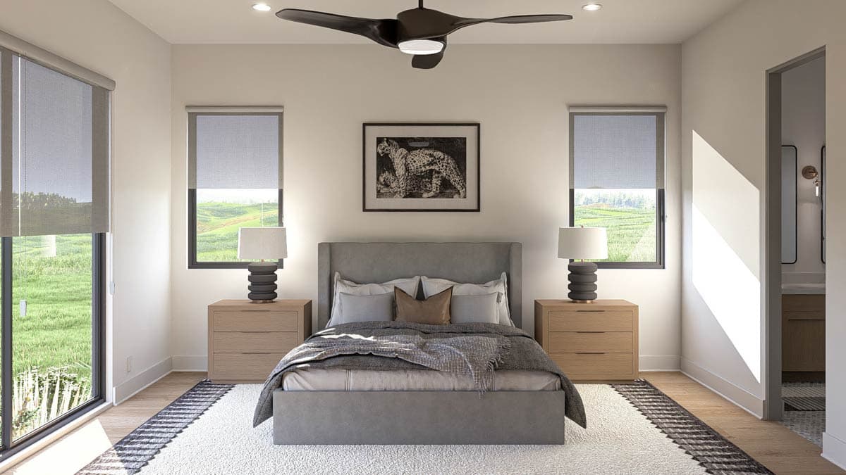 Plan 623472DJ: Two-Story Scandinavian House Plan with Jack and Jill Bathrooms - 3359 Sq Ft - Image #11 - Contemporary, Modern, Scandinavian