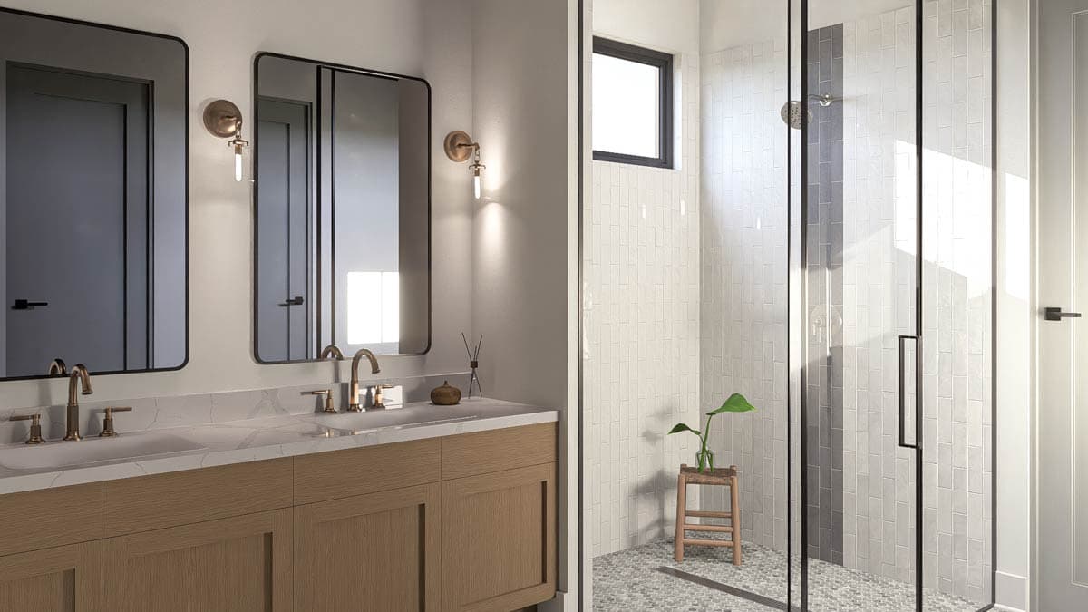 Plan 623472DJ: Two-Story Scandinavian House Plan with Jack and Jill Bathrooms - 3359 Sq Ft - Image #13 - Contemporary, Modern, Scandinavian