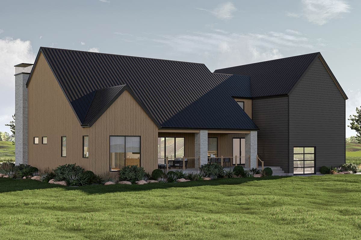 Plan 623472DJ: Two-Story Scandinavian House Plan with Jack and Jill Bathrooms - 3359 Sq Ft - Image #19 - Contemporary, Modern, Scandinavian