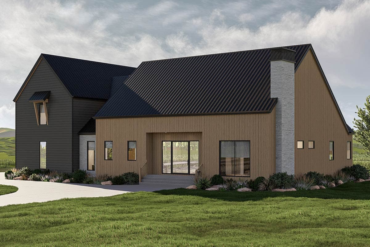 Plan 623472DJ: Two-Story Scandinavian House Plan with Jack and Jill Bathrooms - 3359 Sq Ft - Image #20 - Contemporary, Modern, Scandinavian