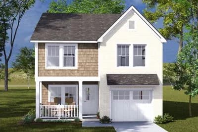 3-Bed Traditional House Plan with Flex Study - 2034 Sq Ft