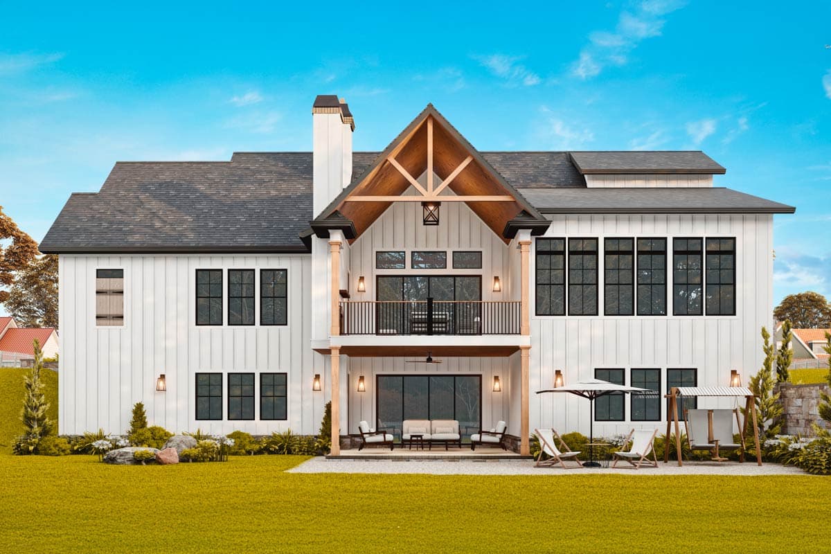 Plan 25841GE: 3-Bed Mountain House Plan with Keeping Room - 4339 Sq Ft - Image #8 - Craftsman, Mountain, New American, Rustic