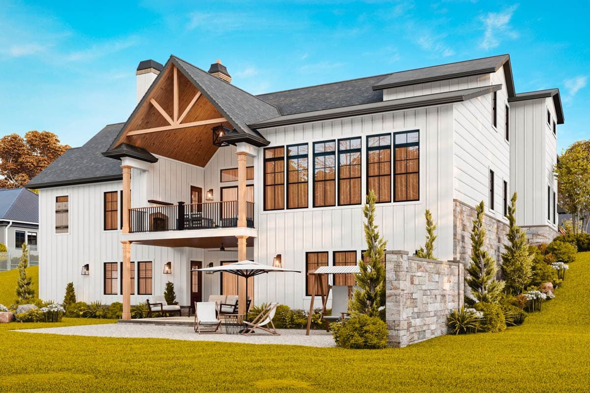 Plan 25841GE: 3-Bed Mountain House Plan with Keeping Room - 4339 Sq Ft - Image #9 - Craftsman, Mountain, New American, Rustic