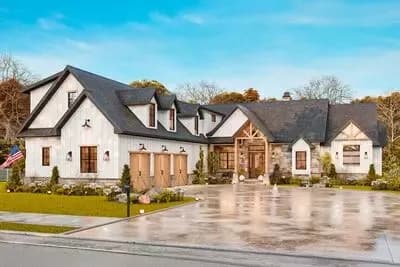 3-Bed Mountain House Plan with Keeping Room - 4339 Sq Ft