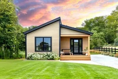 Simple 3-Bedroom Modern Cottage House Plan - 1200 Sq Ft