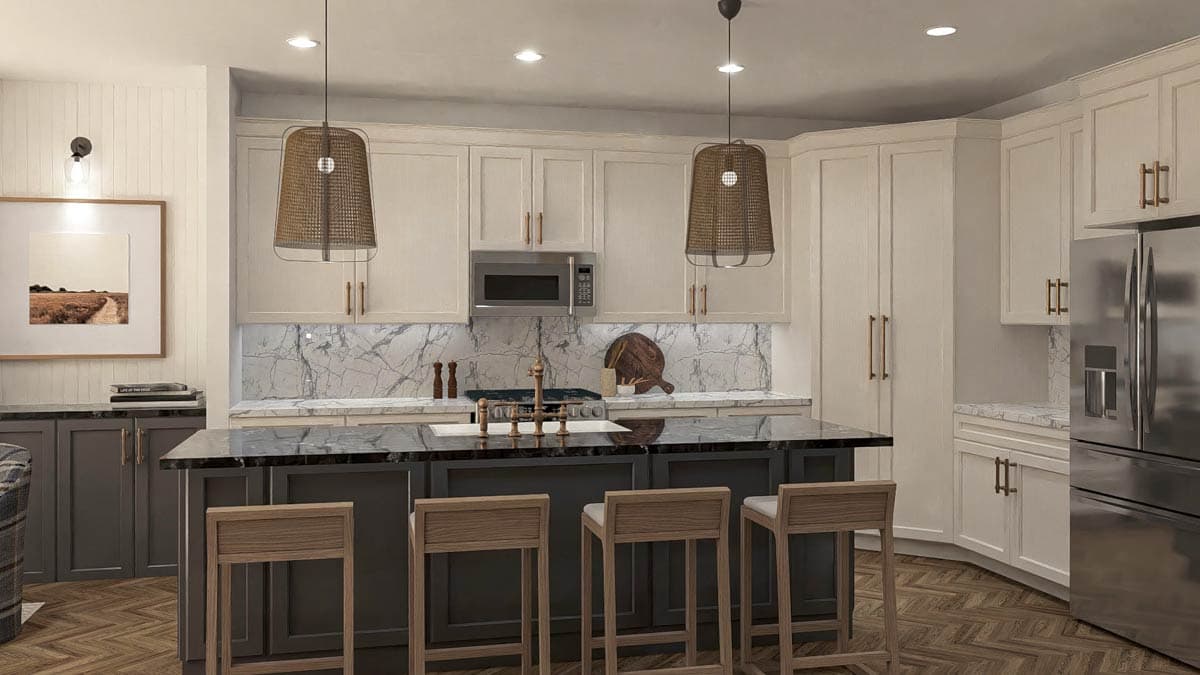Plan 623474DJ: 3-Story Traditional Duplex House Plan with Matching 4-Bed Units - 2731 Sq Ft Per Unit - Image #10 - Traditional, Transitional
