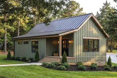 Charming 2-Bed, 2-Bath Country Cottage House Plan with Butler Pantry