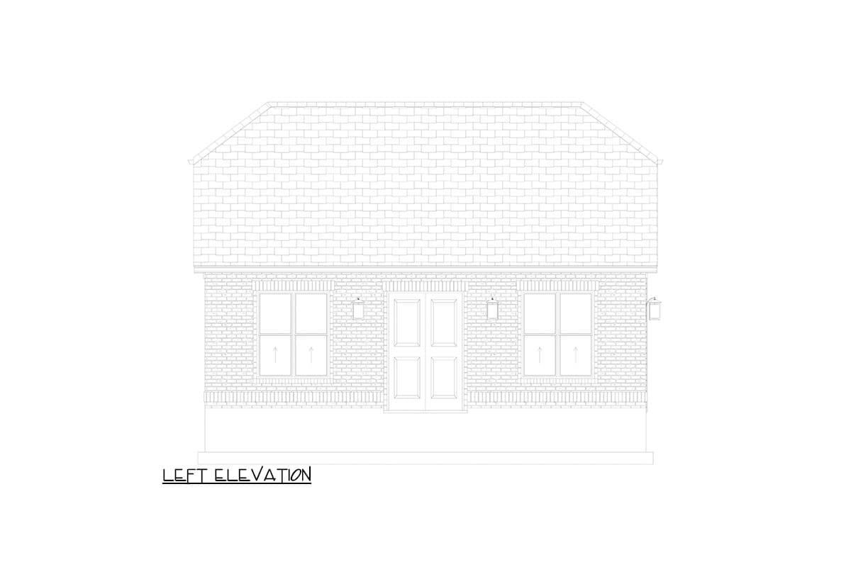 Plan 61590UT: Detached 2-Car Garage Plan - 840 Sq Ft - Image #6 - Traditional