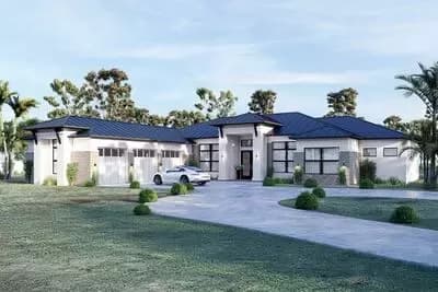 4-Bed Florida House Plan with Outdoor Living Space - 3454 Sq Ft