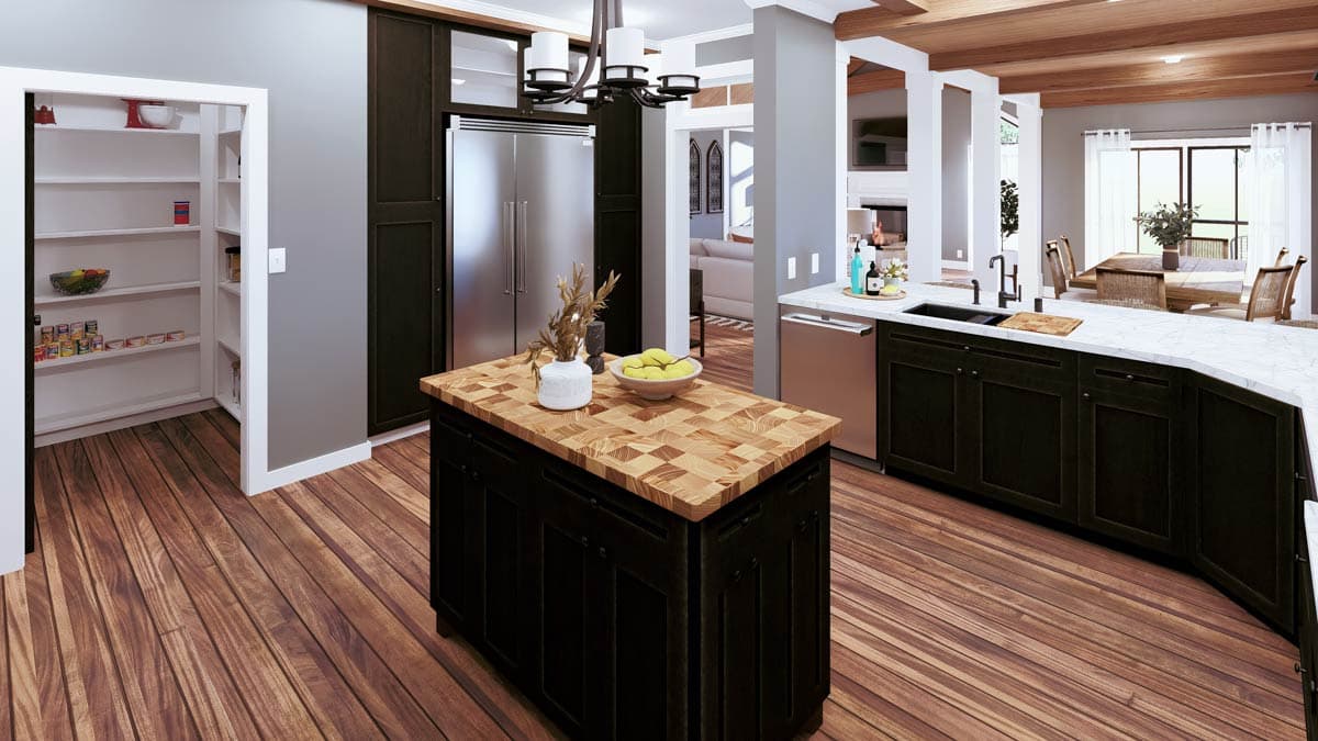 Plan 25054DH: 3-Bed Country Ranch House Plan with Two-Story Great Room - 2312 Sq Ft - Image #11 - Cottage, Country, Ranch